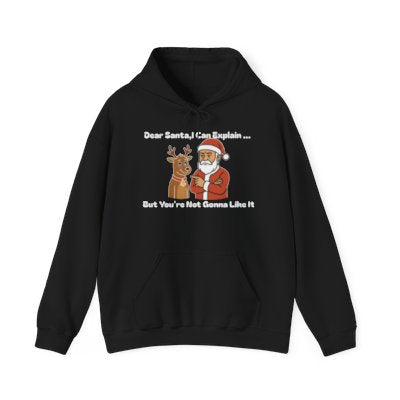 Dear, Santa I Can Explain.... Hoodie Unisex.